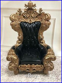 1/6 Furniture Black Chair fits for Integrity Toys Fashion Royalty Poppy Dolls