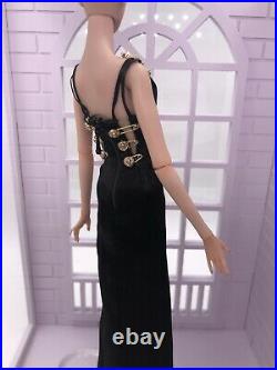 1/6 ooak Doll Outfit Black Pin Dress for Fashion Royalty NU. Face Integrity Toys