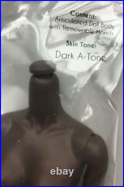 12.5 FR 6.0 Dark A-Tone Skin Tone Articulated Body + Switchable Lower LegsNew