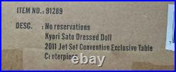 12 FRNo Reservations Kyori Sato DollLE 150Jet Set Convention CenterpieceHTF