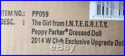 12 FRThe Girl From I. N. T. E. G. R. I. T. Y. Poppy Parker Dressed DollNIBNRFB