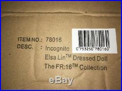16 Integrity Toys FR16 Incognito Elsa Lin Mint NRFB withShipper Box