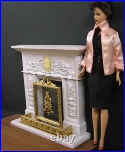 16 scale 4 Piece Fireplace Set for 12 Doll Fashion Royalty Barbie, BJD