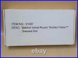 2005 Integrity Toys FR Behind Velvet Ropes Natalia Fatale Doll #91067 NRFB