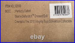 2015 Integrity Toys Cinematic Convention Perfectly Suited Giselle Nrfb Rare