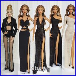 5 Gowns For Fr2 Fashion Royalty Doll D017n, D045b, D047b, D077b, D086b