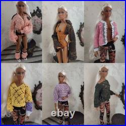 6-piece doll clothing set Handmade Fashion Royalty