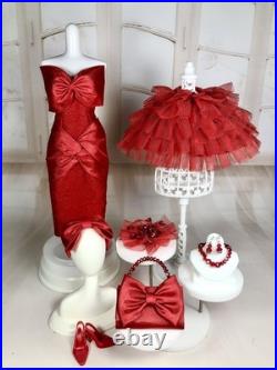 Artisan Made DOLL FASHION Outfit for Silkstone Barbie, Poppy Parker, FR OOAK