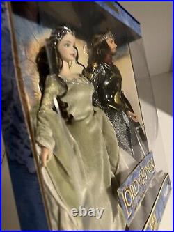 Arwen and Aragorn Barbie Doll Lord of the Rings Ken & Barbie New In Box