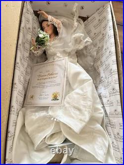 Ashton Drake Princess Catherine Royal Elegance Bride Porcelain Doll Box CoA