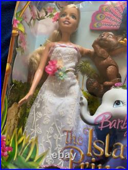 Barbie Island Princess Rosella White Dress 2007 NIB #L8525