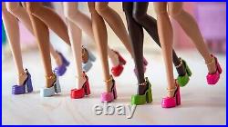 Doll Shoes for Fashion Royalty FR2 Nu Face 2 doll Integrity Toys 5 Pairs