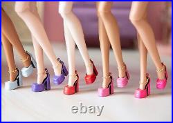 Doll Shoes for Fashion Royalty FR2 Nu Face 2 doll Integrity Toys 5 Pairs