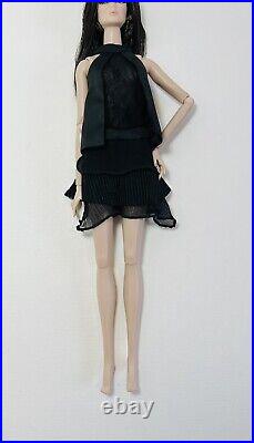 FASHION ROYALTY High End Envy Erin BLACK DRESS. NO Doll. Fits FR, NuFace &Poppy