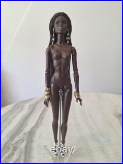 Fashion Royalty Doll Collection! Nadja Rhymes! Like No Other! Nude Doll