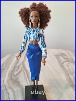 Fashion Royalty Doll Fashions! Royal Blue Evening Skirt And Multi Color Evening