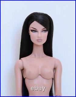 Fashion Royalty Face Time Eugenia doll REROOTED OOAK nude NEW BODY, PLEASE READ