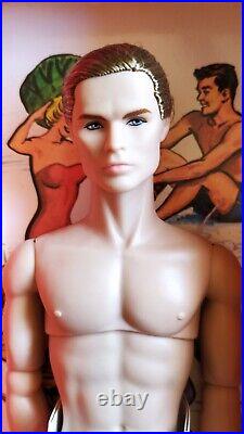 Fashion Royalty Milo Montez Poppy Parker Beach Date Nude Doll! Integrity, Mint