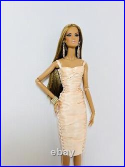 Fashion Royalty NuFace DOMINIQUE Evening Blossom ReRoot OOAK Dressed doll