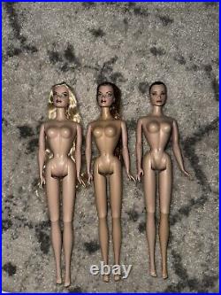 Fashion Royalty Nude Doll Lot (3) Integrity Toys