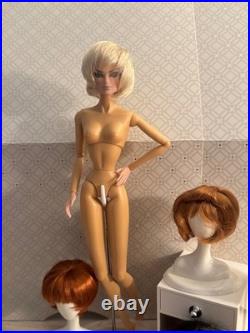 Fashion Royalty Nude Wig doll Veronique Perrin The New Versailles with 5 Wigs Fashion Royalty Nude Wig doll Veronique Perrin The New Versailles with 5 Wigs