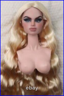 Fashion Royalty OOAK Stone Doll Head Poppy Parker Integrity Toys Barbie