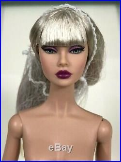 Fashion Royalty Poppy Parker Split Decision Silver Nude Doll Integrity New