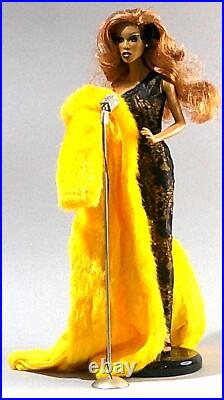 Fashion Royalty Ru Paul Foxy Lady doll. Offered by MOON LILY DOLLS