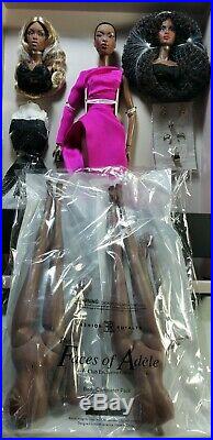 Fashion Royalty W Club Faces of Adele & 2 body completer pack gift set NRFB
