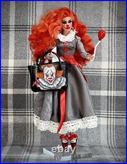 INTEGRITY TOYS FASHION ROYALTY TRIXIE MATTEL Base Ooak Pennywise Inspired 12