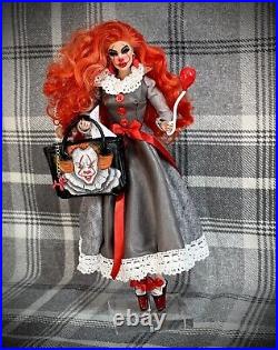 INTEGRITY TOYS FASHION ROYALTY TRIXIE MATTEL Base Ooak Pennywise Inspired 12