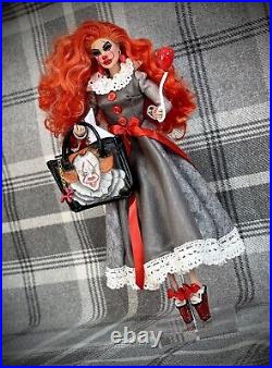 INTEGRITY TOYS FASHION ROYALTY TRIXIE MATTEL Base Ooak Pennywise Inspired 12