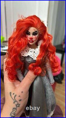 INTEGRITY TOYS FASHION ROYALTY TRIXIE MATTEL Base Ooak Pennywise Inspired 12