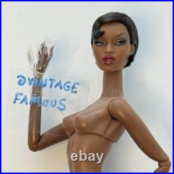 Integrity Fashion Royalty Socialite Cafe Adele Modern Muse DOLL NUDE Black AA FR