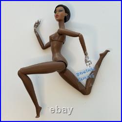 Integrity Fashion Royalty Socialite Cafe Adele Modern Muse DOLL NUDE Black AA FR