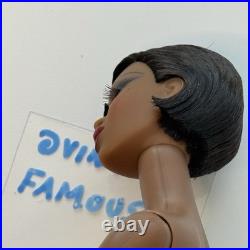 Integrity Fashion Royalty Socialite Cafe Adele Modern Muse DOLL NUDE Black AA FR