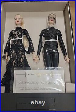 Integrity Toys Fashion Royalty Sister Moguls Agnes and Giselle New