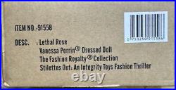 Integrity Toys Lethal Rose VANESSA PERRIN Stilettos Out Con FASHION ROYALTY NRFB