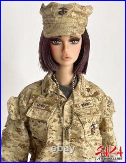 Integrity Toys Ooak Repainted Rerooted Fashion Royalty Poppy Parker Barbie Doll