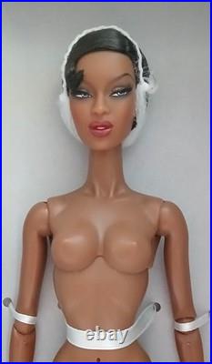 Integrity Toys Socialite Cafe Adele Makeda Doll Nude + COA, Stand, Grip Hands
