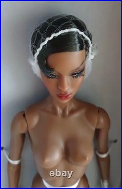 Integrity Toys Socialite Cafe Adele Makeda Doll Nude + COA, Stand, Grip Hands