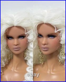 Integrity toys OOAK Repaint nadja Fashion Royalty Custom Art Doll Head
