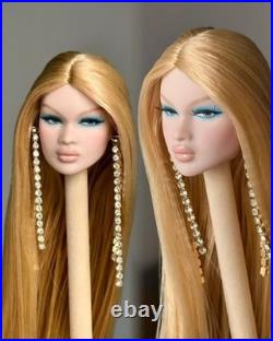 Integrity toys OOAK Repaint nadja Fashion Royalty Custom Art Doll Head