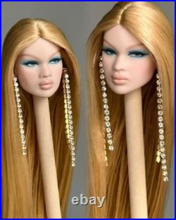 Integrity toys OOAK Repaint nadja Fashion Royalty Custom Art Doll Head