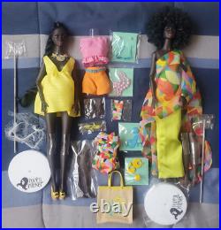 It Fashion Royalty Poppy Parker Perfectly Palm Springs 2 Doll Set Complete