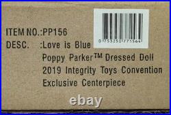 LOVE IS BLUE Poppy Parker 2019 Convention FR Integrity Centerpiece Doll NRFB
