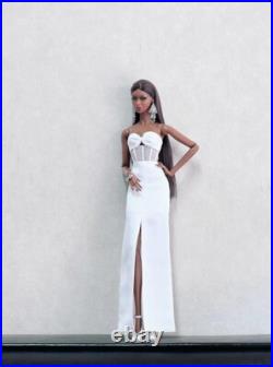 Miniature Doll Dress fit 1/6 Scale Fashion Royalty Poppy Parker Handmade Clothes Miniature Doll Dress fit 1/6 Scale Fashion Royalty Poppy Parker Handmade Clothes