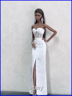 Miniature Doll Dress fit 1/6 Scale Fashion Royalty Poppy Parker Handmade Clothes Miniature Doll Dress fit 1/6 Scale Fashion Royalty Poppy Parker Handmade Clothes