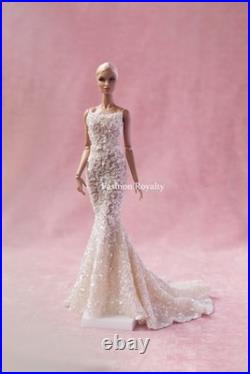 Miniature Doll Dress fits for 12 Inch Fashion Royalty Poppy Parker Doll Clothes