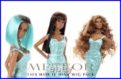 NEW'THIS HAIR IS MINE' 3pcs Wig Pack Meteor Fashion Royalty Poppy 1/6 Doll FR